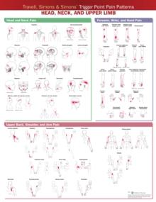 Travell, Simons & Simons Trigger Point Pain Patterns Wall Chart : Head, Neck, and Upper Limb