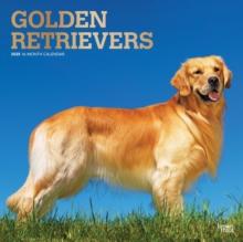 Golden Retrievers 2025 Square Wrap Foil