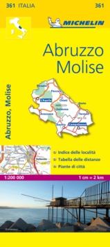 Abruzzo & Molise - Michelin Local Map 361 : Map