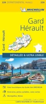 Gard, Herault - Michelin Local Map 339 : Map