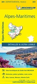 Alpes-Maritimes - Michelin Local Map 341