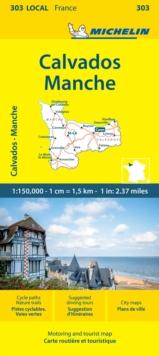 Calvados  Manche - Michelin Local Map 303 : Map