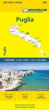 Puglia - Michelin Local Map 363 : Map