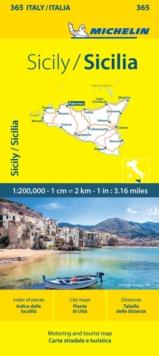 Sicily - Michelin Local Map 365 : Map