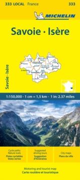 Isere Savoie - Michelin Local Map 333 : Map