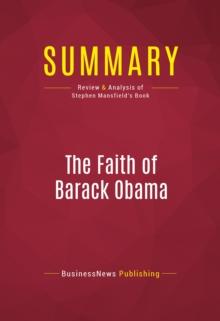 Summary: The Faith of Barack Obama