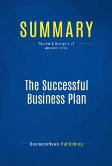 Summary: The Successful Business Plan