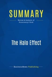 Summary: The Halo Effect