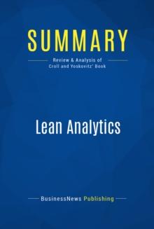 Summary: Lean Analytics