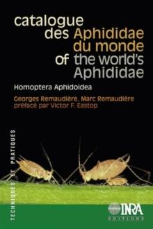 Catalogue des aphididae du monde : Homoptera-Aphidoidea