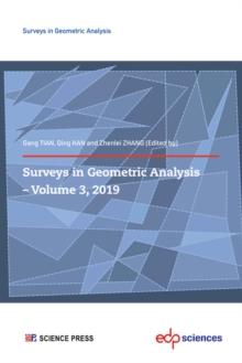 Surveys in Geometric Analysis - Volume 3, 2019