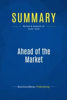 Summary: Ahead of the Market