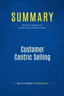 Summary: Customer Centric Selling