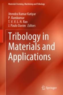 Tribology in Materials and Applications