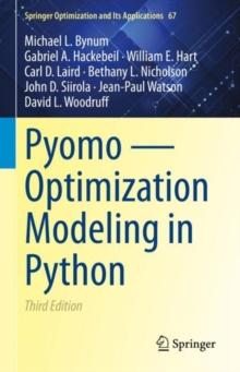 Pyomo - Optimization Modeling in Python