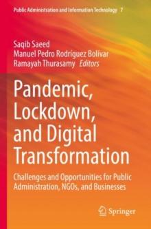 Pandemic, Lockdown, and Digital Transformation : Challenges and Opportunities for Public Administration, NGOs, and Businesses