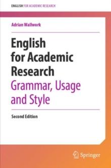 English for Academic Research: Grammar, Usage and Style