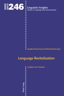 Language Revitalization : Insights from Thailand