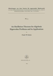 An Oscillation Theorem for Algebraic Eigenvalue Problems and its Applications