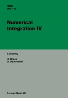 Numerical Integration IV : Proceedings of the Conference at the Mathematical Research Institute, Oberwolfach, November 8-14, 1992