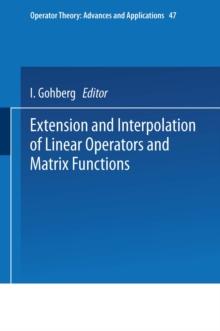 Extension and Interpolation of Linear Operators and Matrix Functions