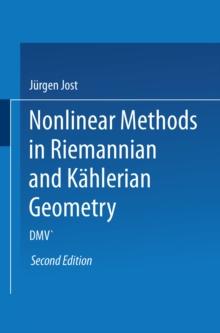 Nonlinear Methods in Riemannian and Kahlerian Geometry : Delivered at the German Mathematical Society Seminar in Dusseldorf in June, 1986