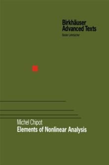 Elements of Nonlinear Analysis