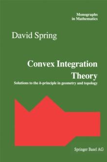 Convex Integration Theory : Solutions to the h-principle in geometry and topology