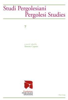 Studi Pergolesiani- Pergolesi Studies : a cura di / edited by Simone Caputo