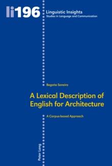 A Lexical Description of English for Architecture : A Corpus-based Approach