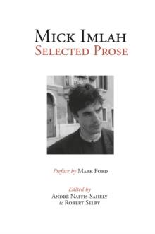 Mick Imlah : Selected Prose