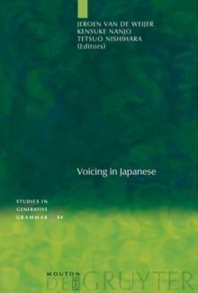 Voicing in Japanese