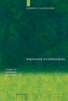 Impersonal "si" constructions : Agreement and Interpretation