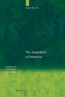 The Acquisition of Finiteness