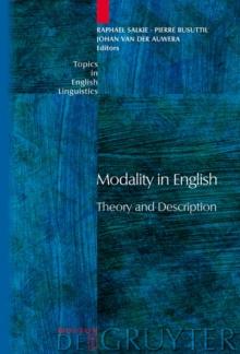 Modality in English : Theory and Description