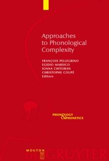 Approaches to Phonological Complexity