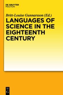 Languages of Science in the Eighteenth Century