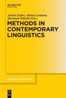 Methods in Contemporary Linguistics