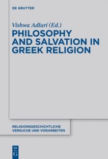 Philosophy and Salvation in Greek Religion