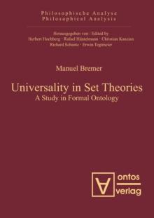 Universality in Set Theories : A Study in Formal Ontology