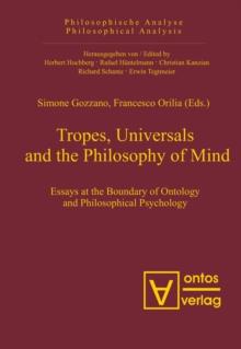 Tropes, Universals and the Philosophy of Mind