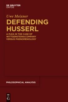 Defending Husserl : A Plea in the Case of Wittgenstein & Company versus Phenomenology