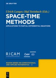 Space-Time Methods : Applications to Partial Differential Equations