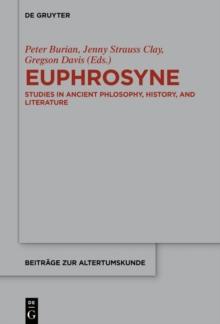 Euphrosyne : Studies in Ancient Philosophy, History, and Literature