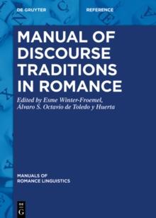 Manual of Discourse Traditions in Romance