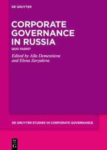 Corporate Governance in Russia : Quo Vadis?