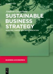 Sustainable Business Strategy : Analysis, Choice and Implementation