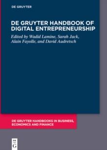 De Gruyter Handbook of Digital Entrepreneurship