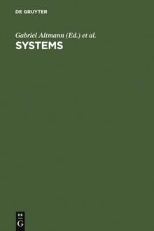 Systems : New Paradigms for the Human Sciences