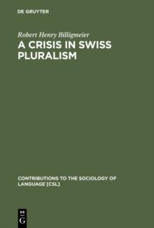 A Crisis in Swiss pluralism : The Romansh and their relations with the German- and Italian-Swiss in the perspective of a millenium